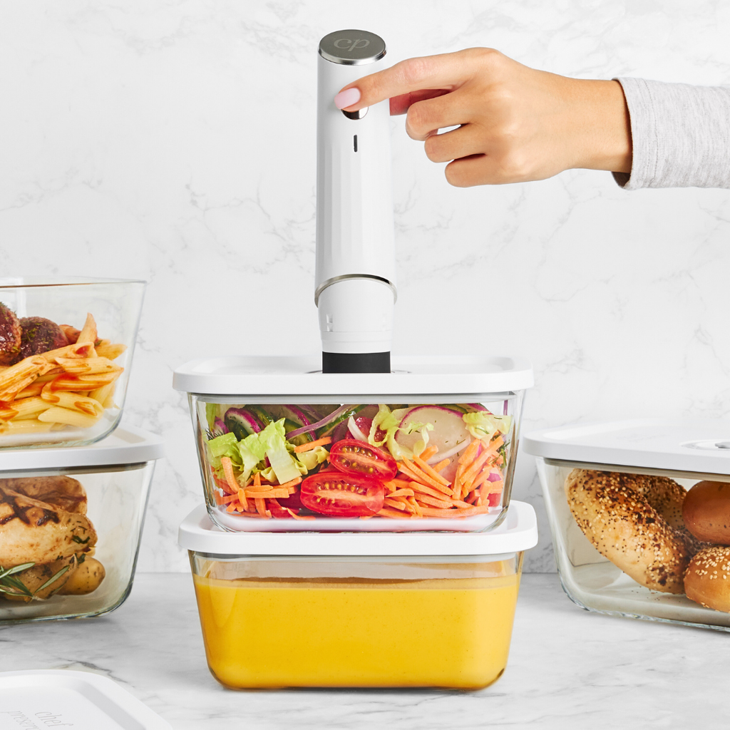 Preserva Meal Prep Glass Vacuum Containers